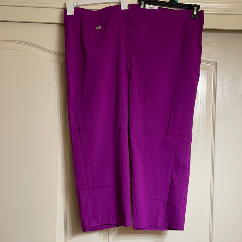 Macy’s Alfani Tummy-Control Pull-On Capri Pants